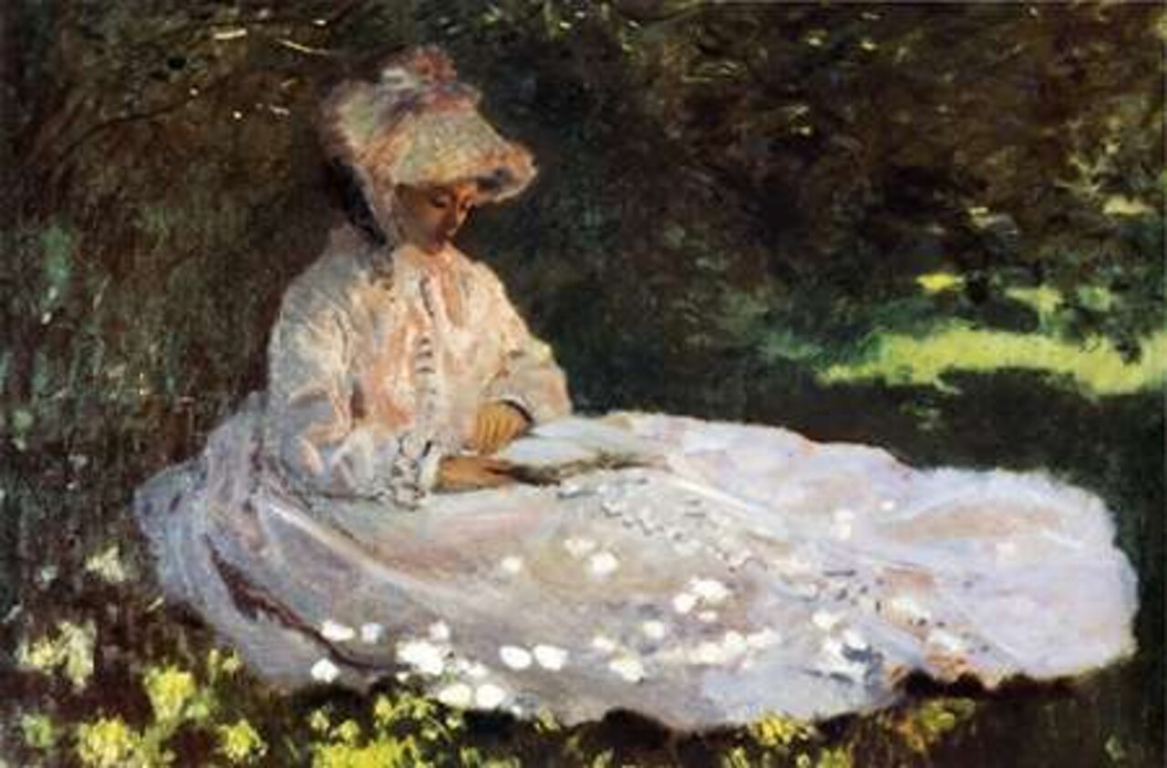 Camille Reading 1872 Poster Print by Claude Monet - Item # VARPDX373767